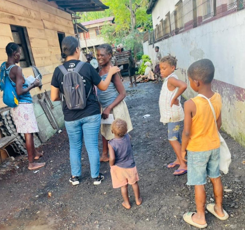 Ação missionária com crianças e famílias